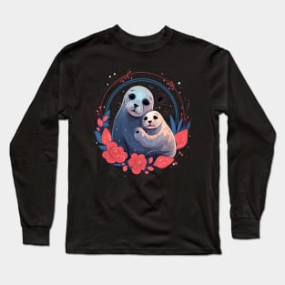 Harp Seal Mothers Day Long Sleeve T-Shirt